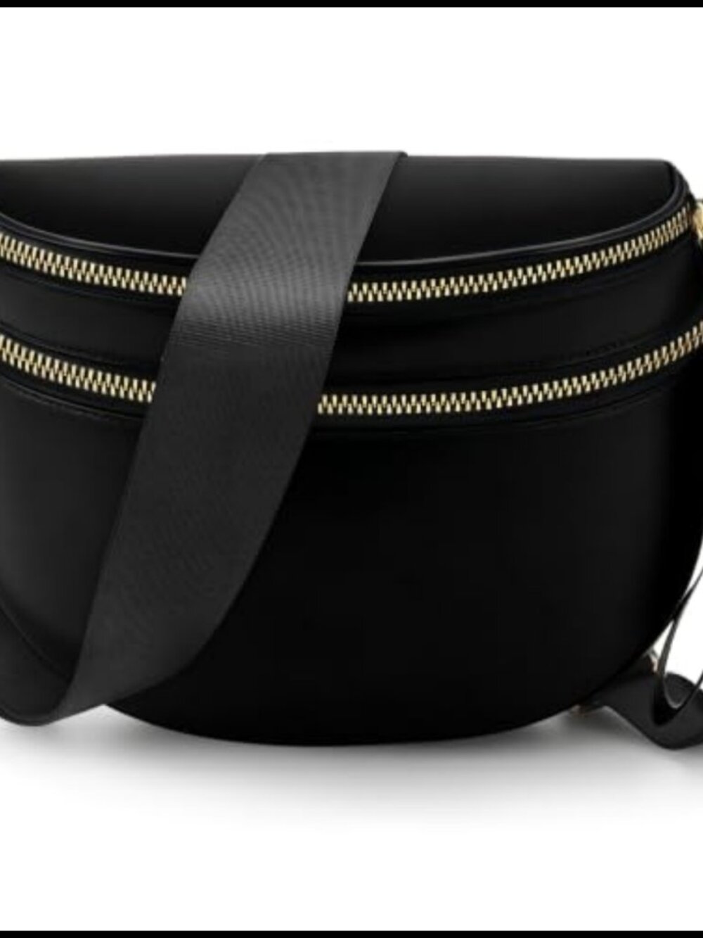 Nylon Crossbody Bum Bag Spacious Fanny Pack Adjustable Strap Women